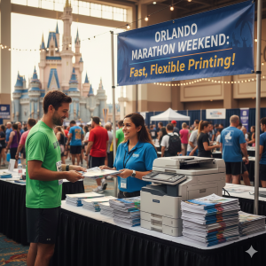 Fast, Flexible Copier Rentals in Orlando for Marathon Season & Events